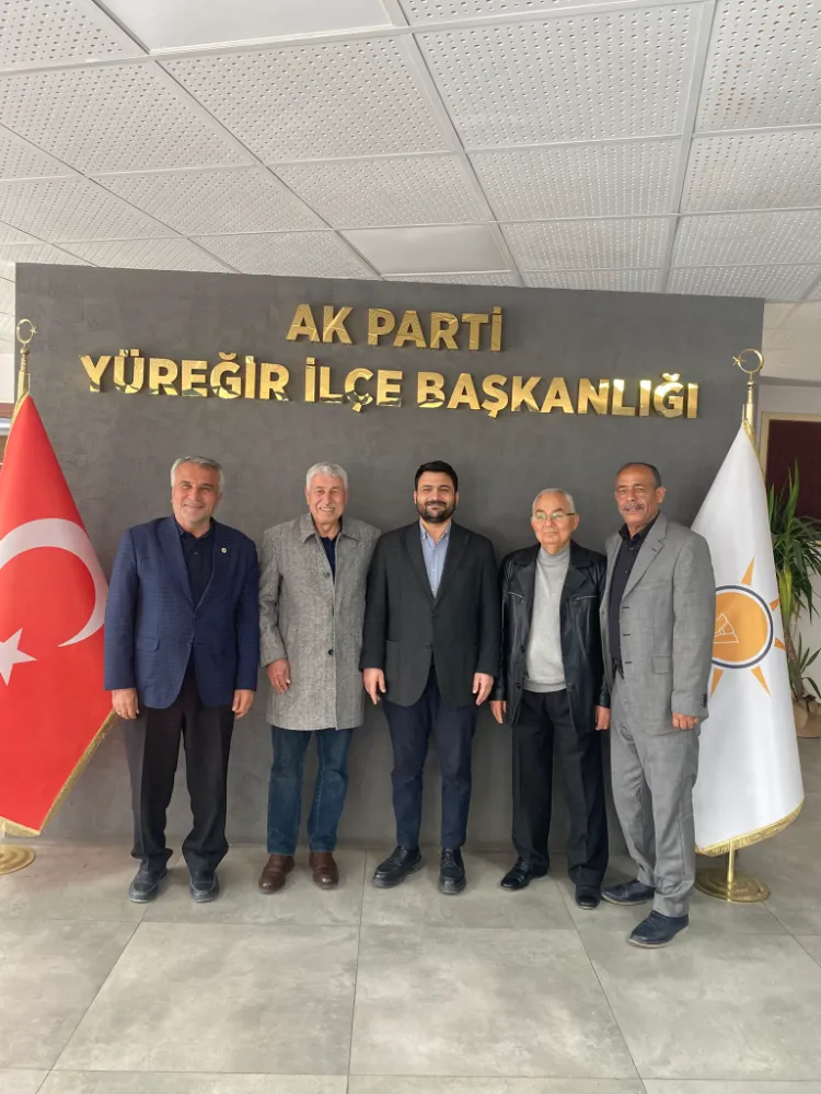 ADANA YÜREĞİR AK PARTİ İLÇE BAŞKANLIĞINA ZİYARET 