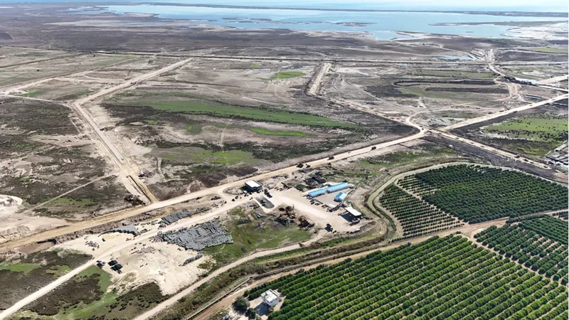 Adana Valisi Köşger, tarıma dayalı organize sanayi bölgesinde incelemelerde bulundu