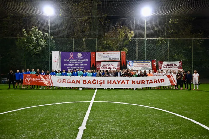 Antalya Sağlık Müdürlüğünün 24. Geleneksel Futbol Turnuvası başladı