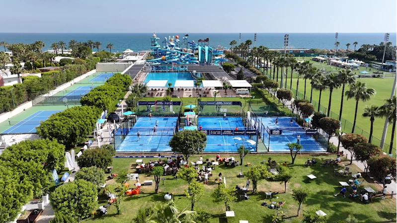 Antalya, uluslararası padel turnuvasına ev sahipliği yaptı