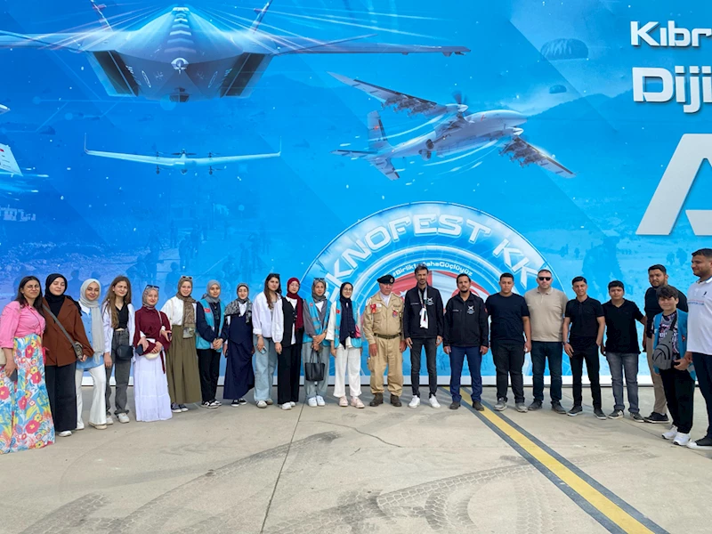 Hataylı depremzede öğrenciler TEKNOFEST KKTC