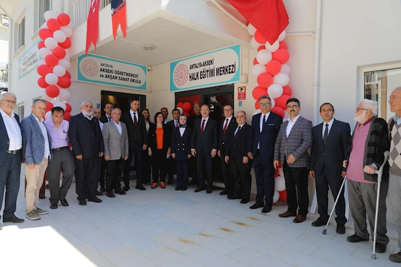 Akseki İlçe Milli Eğitim Müdürlüğü binası ile öğretmenevinin onarımı tamamlandı