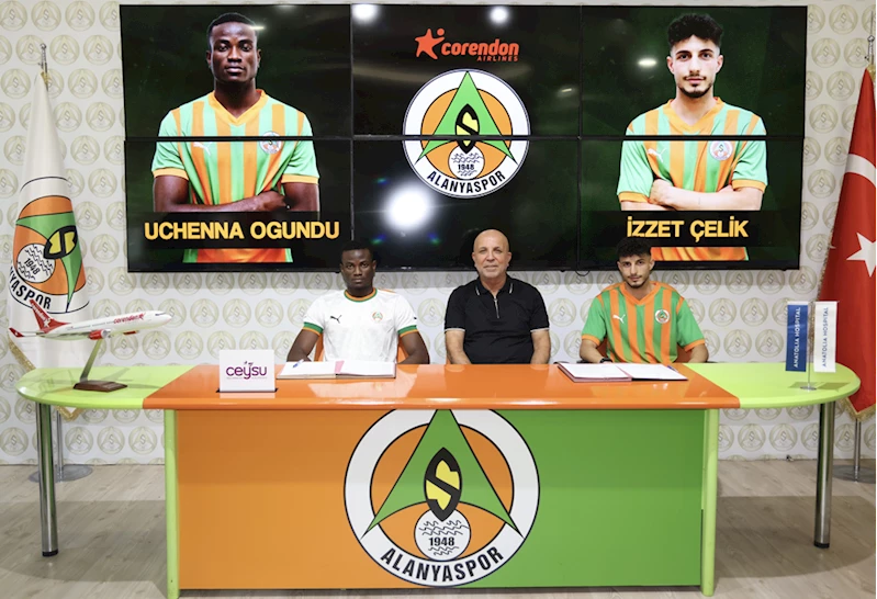 Alanyaspor, kadrosuna kattığı 2 oyuncu için imza töreni düzenledi