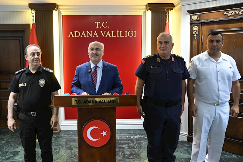 Adana Valisi Yavuz Selim Köşger hazirandaki asayiş olaylarını değerlendirdi: